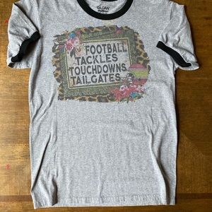 Football Tackles Touchdowns Tailgates Tee